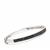 Black Diamond Bangle in Sterling Silver 1.06cts