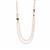 Kaori Freshwater Cultured Pearl & Mutton, Fat Green Jade And Nanhong Agate Gold Tone Sterling Silver Necklace