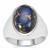 Copper Mojave Lapis Lazuli Ring in Sterling Silver 6cts