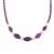Rose De France Amethyst Necklace with Freshwater Cultured Pearl in Sterling Silver (4 to 5mm)