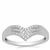 Diamonds Ring in Sterling Silver 0.20ct