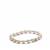 Kaori Freshwater Cultured Pearl Stretchable Bracelet in Sterling Silver (8x7mm)