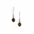 'Shades of Violet' Burmese Spinel & White Zircon Sterling Silver Earrings ATGW 2.25cts