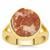 Drusy Vanadinite Ring in Gold Plated Sterling Silver 10.25cts