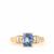 Ceylon Blue Sapphire Ring with Diamond in 18K Gold 2.09cts