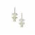 Serenite Earrings with White Zircon in Sterling Silver 2.50cts