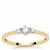 Diamonds 9K Gold Ring 0.21ct