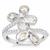 Serenite Ring with White Zircon in Sterling Silver 1.60cts