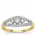 Canadian Diamonds Ring in 9K Gold 0.51ct