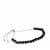 Black Spinel Slider Bracelet in Sterling Silver 16.70cts
