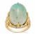 Aquaprase™ Ring with White Topaz in Gold Plated Sterling Silver 15cts