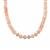 Pink Opal Necklace in Sterling Silver 123cts