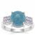 Thor Blue Quartz Ring with Tanzanite in Sterling Silver 4.37cts