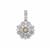 GH Diamonds Pendant in 9K Gold 1cts