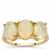 Ethiopian Opal Ring in 9K Gold 2cts