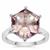 Rose De France Amethyst Ring in Sterling Silver 6cts