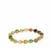 Multi-Colour Agate Stretchable Bracelet in Sterling Silver 50cts 