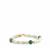 Type A Burmese Jadite Bracelet in Gold Tone Sterling Silver 50.50cts