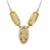 Idar Citrine Necklace with White Zircon in Sterling Silver 10.05cts
