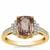 Burmese Spinel Ring with Diamonds in 18K Gold 3.39cts
