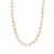Akoya Cultured Pearl Necklace in Sterling Silver (8 x 7mm)