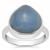 Bengal Blue Opal Ring in Sterling Silver 8ts