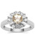 Serenite Ring with White Zircon in Sterling Silver 1.69cts