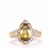 Ambilobe Sphene Ring with Diamonds in 18K Gold 3.33cts