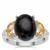 Namibian Pietersite Ring with Diamantina Citrine in Sterling Silver 5.50cts