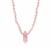 Rose Quartz Necklace in Sterling Silver 129cts