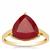 Malagasy Ruby Ring in 9K Gold 6.70cts