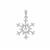 Diamonds Pendant in Sterling Silver 0.08ct