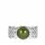 Nephrite Jade Ring in Sterling Silver 1.89cts