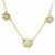 Mother of Pearl Necklace in Vermeil
