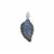 Labradorite Pendant with White Zircon in Sterling Silver 11.95cts