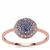 Thai Sapphire Ring in 9K Rose Gold 0.40ct