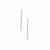 Ratanakiri Zircon Earrings in Sterling Silver 0.95ct