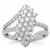 Canadian Diamond Ring in 9K White Gold 1cts