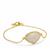 Rainbow Moonstone Bracelet in Gold Plated Sterling Silver 10.30cts