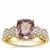 Burmese Spinel Ring with Diamonds in 18K Gold 3.32cts