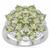 Red Dragon Peridot Ring in Sterling Silver 3.81cts