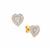 Diamonds Earrings in 18K Gold 0.52cts