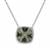  Eden Cut Prasiolite Amethyst Pendant Necklace in Britannia Silver 7.45cts