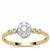 Diamonds Ring in 9K Gold 0.26cts