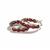 Garnet Sterling Silver Earrings 