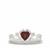 Rajasthan Garnet Ring with White Zircon in Sterling Silver 1.25cts