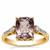 Burmese Spinel Ring with Diamonds in 18K Gold 3.52cts