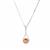 Komatsu Cultured Pearl Necklace with Zircon in Sterling Silver (10mm)