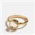 Elara 1.70ct Crystal Quartz Gold Plated Ring
