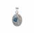 K2 Jasper Pendant in Sterling Silver 13cts